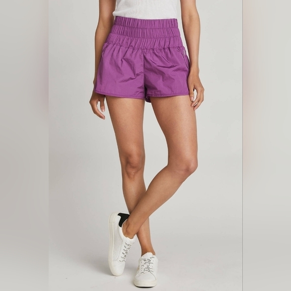 NEW Free People Movement The Way Home Shorts in purple  💜 - Picture 3 of 9